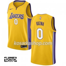 Dres Los Angeles Lakers Kyle Kuzma 0 Nike 2017-18 Zlato Swingman - Dječji